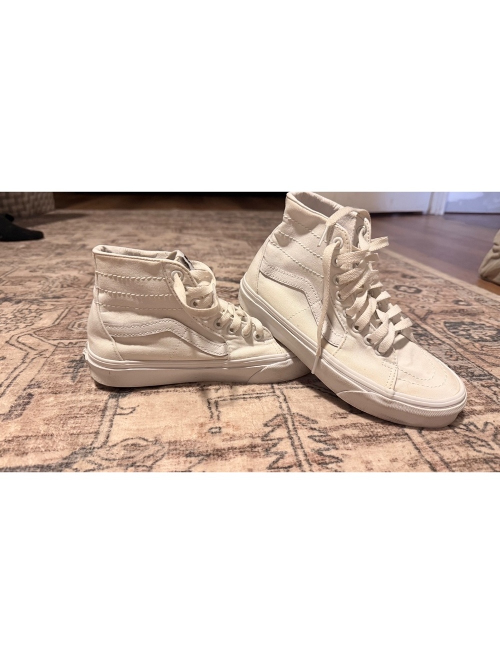 White high top vans